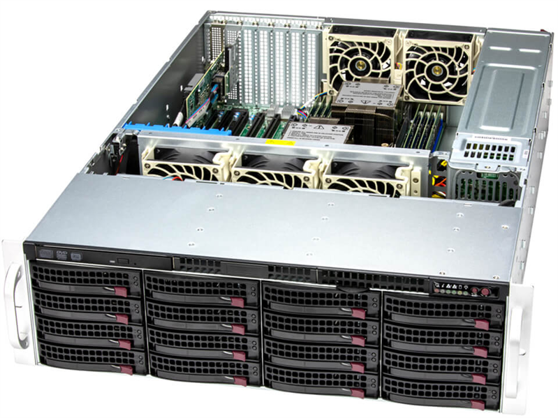 Supermicro SuperStorage 3U Server 631E-E1CR16H 2x6448Y/ 4x64Gb/ 1x7450 PRO 480GB NVMe M.2