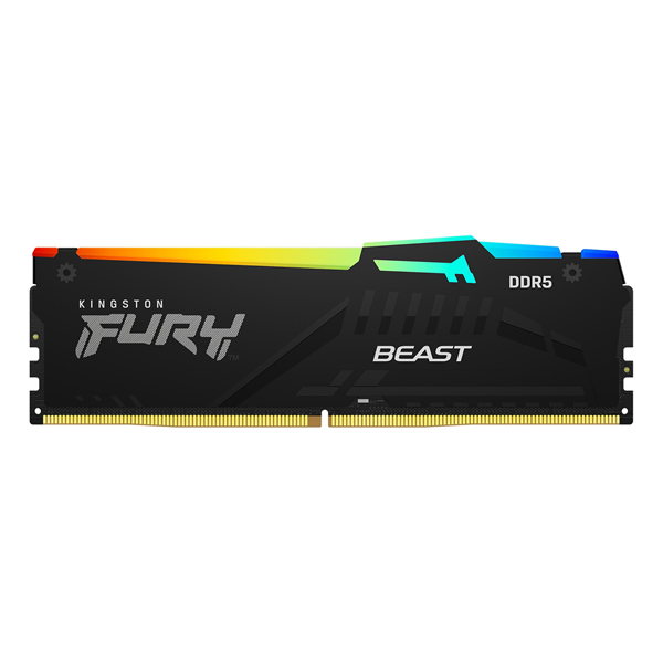 Kingston 32GB 5600MT/s DDR5 CL40 DIMM FURY Beast RGB XMP