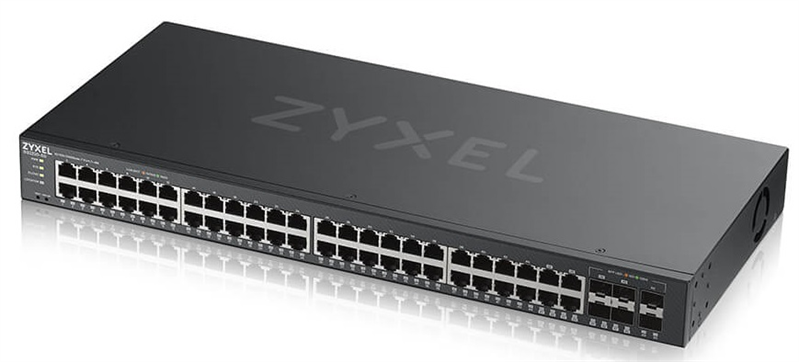 L2 коммутатор Zyxel NebulaFlex Pro GS2220-50, rack 19", 44xGE, 4 комбо-порта (SFP/RJ-45), 2xSFP