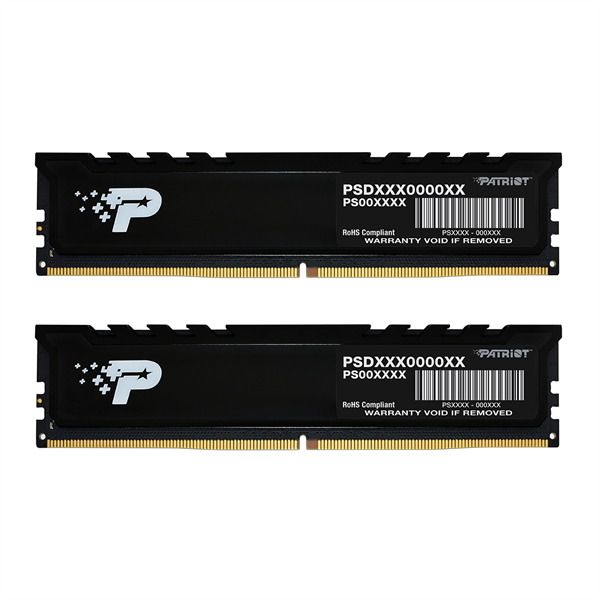 Patriot SL Premium DDR5 DIMM 32GB 4800MHz CL40 2*16GB 40-40-40-77 1.1V with HS