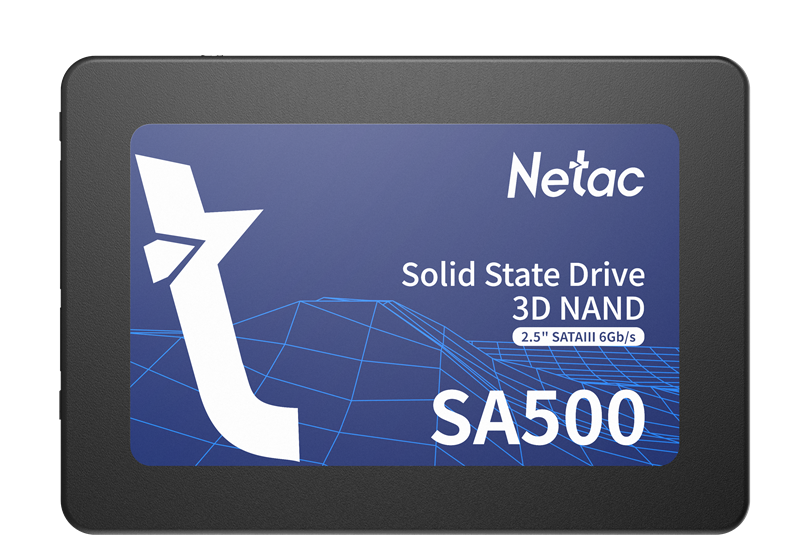 Netac SSD SA500 1TB 2.5 SATAIII 3D NAND, R/W up to 530/475MB/s, TBW 480TB, 3y wty