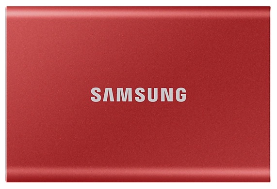 SSD Samsung T7 Touch External 500Gb RED USB 3.2 (MU-PC500R/WW ) 1year