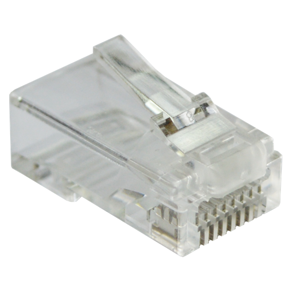 Коннектор RJ45 тип EZ, 8P8C, UTP, Cat.5e, универсальный, покрытие 50 микрон,100 шт.