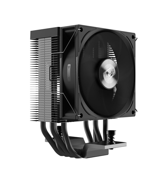 PCCooler R400 S115X/1200/1700/AM4/AM5 (TDP 180W, 90mm Non LED Fan, 4 тепловые трубки 6мм, 650-2200RPM, 28,3dBa)