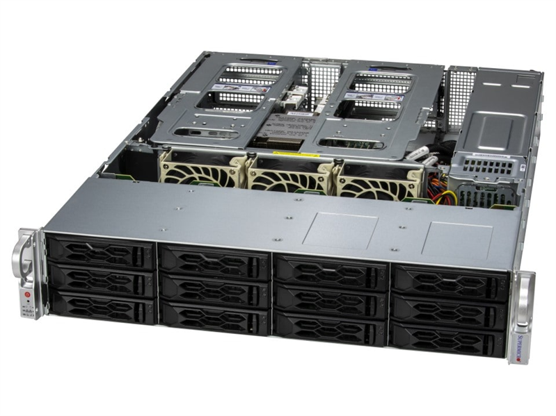 Supermicro CloudDC A+ Server 2U 2015CS-TNR 1x Genoa 9534/ 2x64Gb/ 1xD3 S4520 480GB SATA/ 2x10GbE 2x10GbSFP+/2nd config