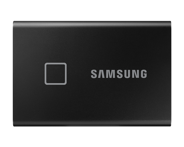 SSD Samsung T7 Touch External 500Gb BLACK USB 3.2 (MU-PC500K/WW ) 1year