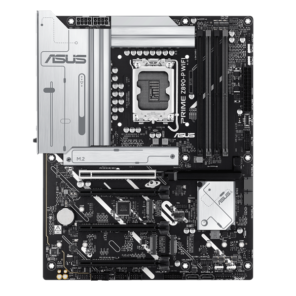 ASUS PRIME Z890-P WIFI, LGA1851, Z890, 4*DDR5, 4*SATA, 4*M.2, 3*USB 3.2, 4*USB 2.0, Type-C, 4*PCIx16, HDMI+DP, ATX; 90MB1I70-M0EAY0