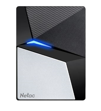 Netac Z7S 960GB USB 3.2 Gen 2 Type-C External SSD, R/W up to 550MB/480MB/s,with USB-C to USB-A cable and USB-A to USB-C adapter 3Y wty