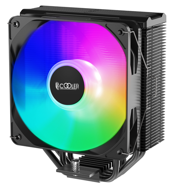 PCCooler Paladin EX400S S115X/1200/1700/AM4 (24 шт/кор, TDP 180W, 120mm PWM LED FAN, 4 тепловые трубки 6мм, 800-1800RPM, 28,6dBa)