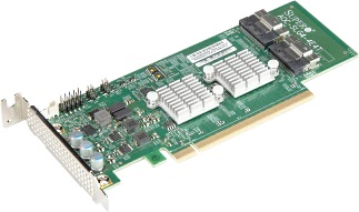 Supermicro AOC-SLG4-4E4T 4-Port Retimer, x16 PCIe Gen 4,RoHS