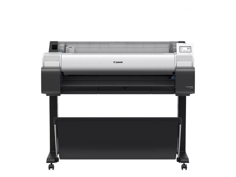 Canon imagePROGRAF TM-340 (36", А0, 5 цветов,  24 стр/мин (А4); 40 сек (А0),2400x1200 dpi, 2 GB, Диам.втулки 2/3 дюйма, USB, Ethernet, Wi-Fi, печать на рулонах и листах,авторезак,подставка)6248C003