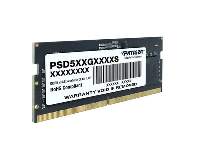 Patriot SL DDR5 16GB 5600MHz SODIMM, 2X8, 1*16GB, 46-46-46-90