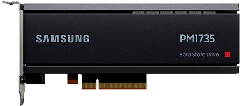 Samsung Enterprise SSD, HHHL, PM1735, 6400GB, NVMe, PCIe Gen4, R8000/W3800Mb/s, IOPS(R4K) 1500K/250K, MTBF 2M, 3DWPD/5Y, TBW 35040TB, OEM, (replace MZPLL6T4HMLA-00005)