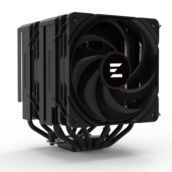 ZALMAN CNPS14X DUO BLACK, 2x120mm FANS, 6 HEAT PIPES, 4-PIN PWM, 600-2000 RPM, 29,7 DBA MAX, HYDRO BEARING, FULL SOCKET SUPPORT