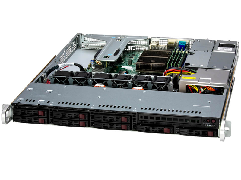 Supermicro SuperServer 1U 111R-M 1xE-2434/ 1x32Gb/  1xD3 S4520 480GB SATA/ 600W/ 1st config