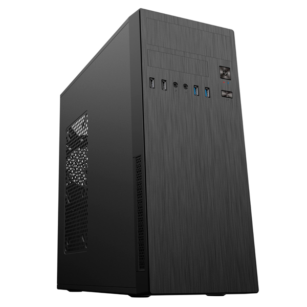 MidiTower Powerman DA812 Black PM-500ATX-F 2*USB 2.0+2*USB 3.0 Audio ATX