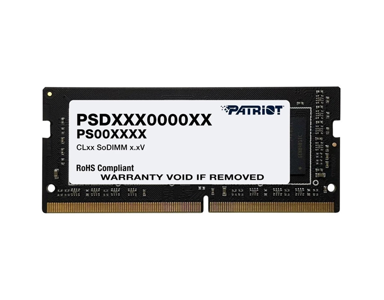 Patriot SL DDR4 16GB 3200MHz SODIMM , 1X8, 1*16GB, 22-22-22-52