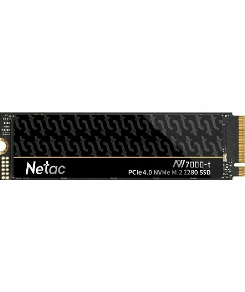 Netac SSD NV7000-t 4TB PCIe 4 x4 M.2 2280 NVMe 3D NAND, R/W up to 7300/6700MB/s, IOPS(R4K) 900K/700K, TBW 2560TB, slim heatspreader, 5y wty