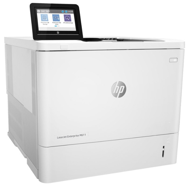 HP LaserJet Enterprise M611dn (A4, 1200dpi, 61ppm, 512Mb, 2 trays 100+550, duplex, USB/extUSBx2/GigEth, cartridge 10500 pages in box, repl. K0Q14A, K0Q15A, K0Q17A, K0Q18A, K0Q19A)