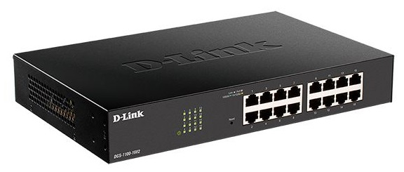 D-Link Настраиваемый L2 коммутатор, 16х1000Base-T