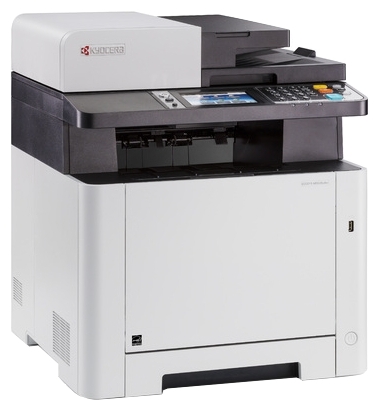 Kyocera ECOSYS M5526cdn, P/C/S/F, цв.лазерный, A4, 26 стр/мин, 1200x1200 dpi, 512 Мб, USB 2.0, Network, лоток 250 л., Duplex, автопод., старт.тонер 1200 стр.