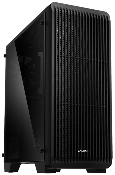 ZALMAN S2 TG, ATX, BLACK, TEMPERED GLASS WINDOW, 2x3.5", 2x2.5", 2xUSB2.0, 1xUSB3.0, FRONT 2x120mm