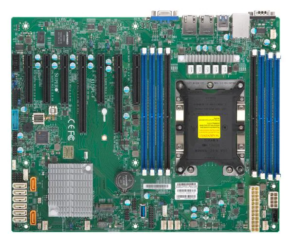 Supermicro Motherboard 1xCPU X11SPL-F 2nd Gen Xeon Scalable 165W/ 8xDIMM/ 8xSATA/ C621 RAID 0/1/5/10/ 2xGE/ 2xPCIex8(16), 4xPCIex8,1xPCIex4/ M.2(ATX)(Bulk)