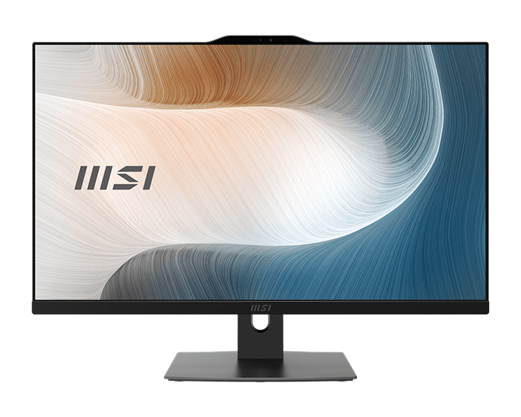 MSI Modern AM272P 1M AiO 27" FHD (1920x1080)IPS AG Non-touch, Core i7-150U (1.8GHz), 32GB DDR5(2x16GB),1TB SSD M.2,Intel UHD,WiFi,BT,camera,WirelessKB&mouse Eng/Rus,NoOS,1y war-ty,Black