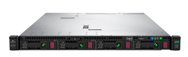 ProLiant DL360 G10 4LFF Rack(1U)/no:CPU,Mem,HDD,DVD,PSU,HS,Fan,Net/S100i(SATAonly/RAID 0/1/5/10)/iLOstd/EasyRK