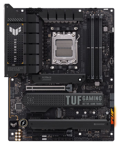 ASUS TUF GAMING X670E-PLUS, AM5, X670, 4*DDR5, 4*SATA, 4*M.2, 8*USB 3.2, Type-C, 2*PCIx16, 1*PCIx4, ATX; 90MB1BJ0-M0EAY0