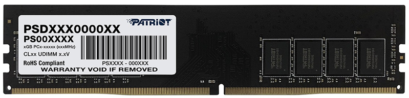 Patriot SL DDR4 DIMM 4GB 2400MHz 512X8 1*4GB 17-17-17-39