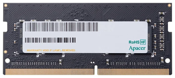 Apacer  DDR4   8GB  3200MHz SO-DIMM (PC4-25600) CL22 1.2V (Retail) 1024*8  3 years (AS08GGB32CSYBGH/ES.08G21.GSH)