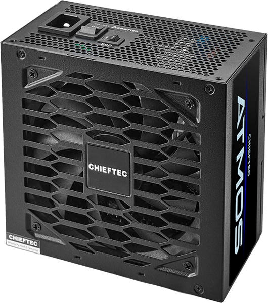 Chieftec Atmos CPX-750FC (ATX 3.0, 750W, 80 PLUS GOLD, Active PFC, 135mm fan, Full Cable Management, Gen5 PCIe) Retail