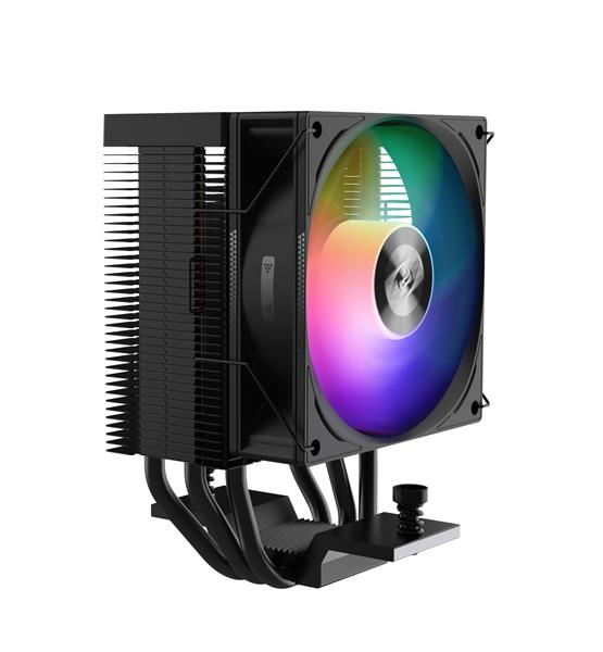 PCCooler R300 ARGB BK S115X/1200/1700/AM4/AM5 (TDP 150W, 90mm ARGB Fan, 3 тепловые трубки 6мм, 650-2200RPM, 28,3dBa)