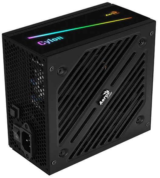 Aerocool 700W Retail Cylon 700W, ATX v2.4, сертификат 80+, 13 режимов RGB-подсветки, 20+4P x1, 4+4P x1, PCIe 6+2P x4, PATA x3, SATA x5