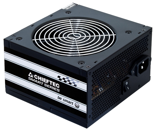 Chieftec PSU GPS-500A8 500W Smart ser ATX2.3 230V Brown Box 12cm 80%+ Fan Active PFC 20+4, 8(4+4)p,8(6+2)p, 4xSATA, 2xMolex+Floppy