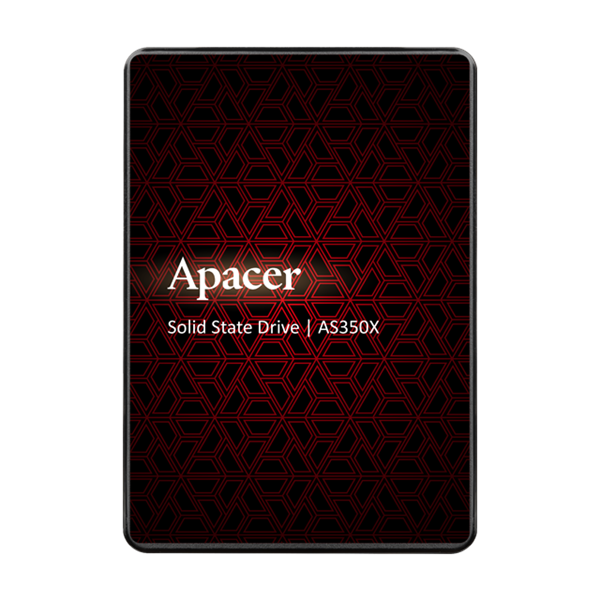 Apacer SSD PANTHER AS350X 1TB SATA 2.5" 7mm, R560/W540 Mb/s, 3D NAND, IOPS 93K/80K, MTBF 1,5M, 600TBW, Retail, 3 years (AP1TBAS350XR-1)