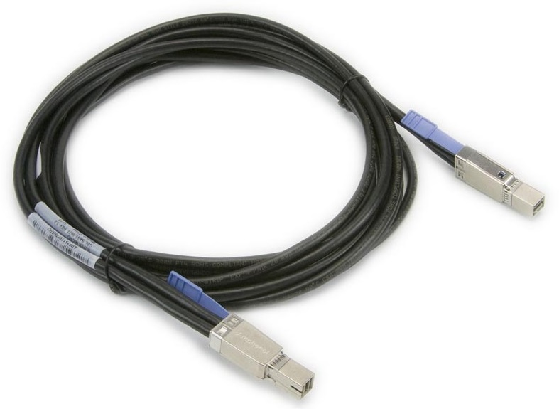 Infortrend SAS 12G external cable, Pull type, SFF-8644 to SFF-8644 (12G to 12G), 120 Centimeters