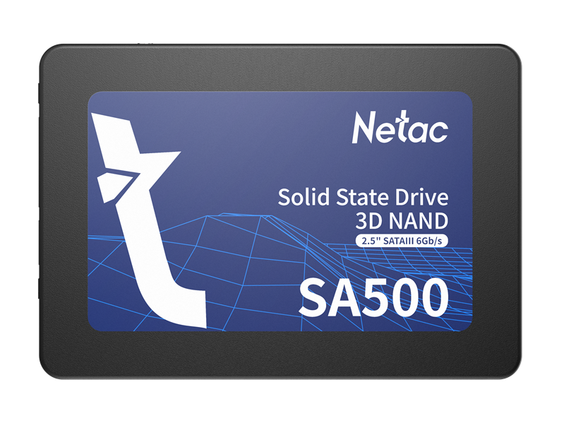 Netac SSD SA500 120GB 2.5 SATAIII 3D NAND, R/W up to 500/400MB/s, TBW 60TB, 3y wty