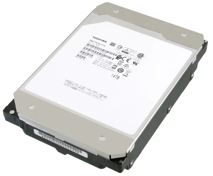 Toshiba Enterprise HDD 3.5" SATA 14TB, 7200rpm, 256MB buffer (MG07ACA14TE), 1 year