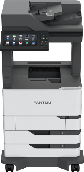 Pantum BM7800FDN, Mono laser, A4, 52 ppm (max 300000 p/mon), 1.2 GHz, 1200x1200 dpi, 2048 MB RAM, Duplex, paper tray 2*550 pages, USB, LAN, start. cartridge 11000 pages