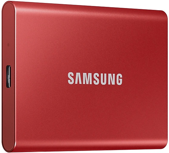 SSD Samsung T7 External 2Tb RED USB 3.2 (MU-PC2T0R/WW) 1year