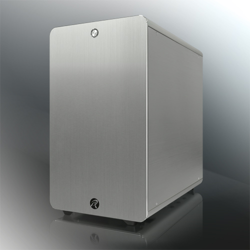 Raijintek THETIS SILVER CLASSIC (Aluminum, ATX; 1.5mm Aluminum side panel; 120x120x25 O-type LED fan pre-installed at rear; 2*USB3.0; Supports 3.5 HDD *2 + 2.5 SSD *2 ; 7 PCI slots; Rubber feet)