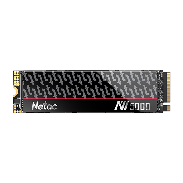 Netac SSD NV5000-T 500GB PCIe 4 x4 M.2 2280 NVMe 3D NAND SSD, R/W up to 4800/2700MB/s, IOPS(R4K) 200K/440K, TBW 320TB, with heat spreader, 5y wty