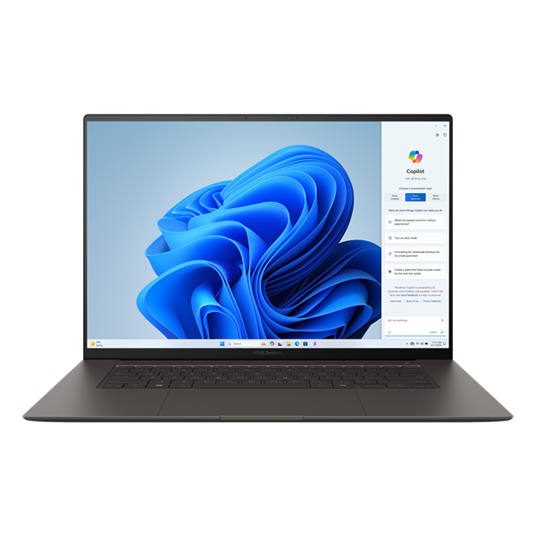 ASUS Zenbook S 16 OLED UM5606WA-RK270W AMD RYZEN AI 9 HX 370(12C)  LPDDR5X 32GB 2TB PCIE G4 SSD   16" OLED WQXGA+ BEND GLARE GG,400NITS(HDR),DCI-P3:100% 120Hz WIN11 HOME  Zumaia Gray