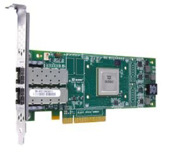 Qlogic QLE2672 16Gb Dual Port FC HBA, x8 PCIe, SR LC multi-mode optic, 1 year