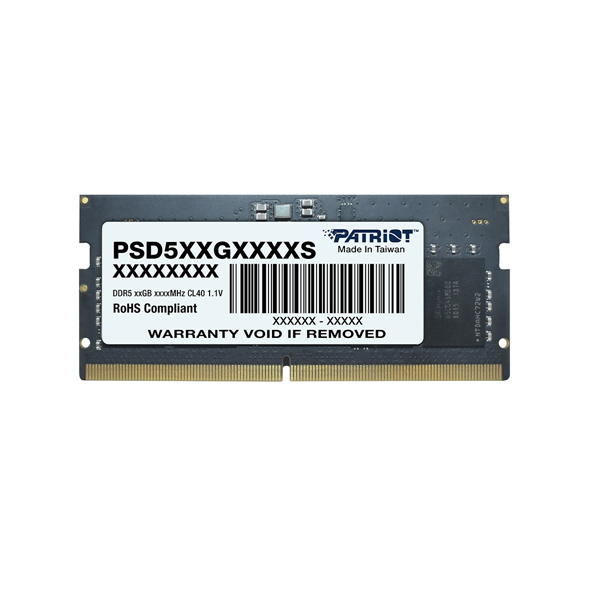 Patriot SL DDR5 16GB 5200MHz SO-DIMM SINGLE 1*16GB CL42 42-42-42-84 1.1V