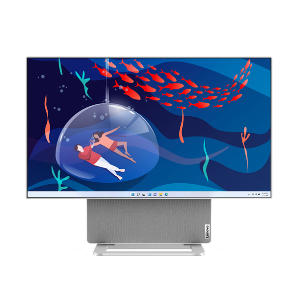 Lenovo Yoga AIO 7 27APH8 27" QHD (2560x1440) IPS 350N, Ryzen 7 8845HS, 16GB LPDDR5x-6400, 1TB SSD M.2, Radeon 780M, WiFi 6E, BT, Removable 0.5MP+IR, Wireless KB&Mouse, Win 11 Home RUS, Cloud Grey,  1Y