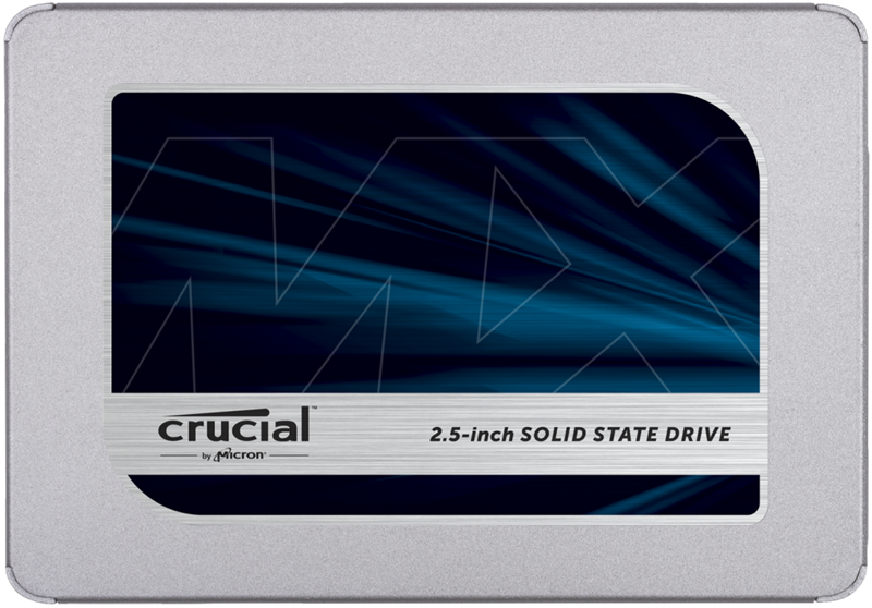 Crucial SSD Disk MX500 1000GB ( 1Tb ) SATA 2.5” 7mm (with 9.5mm adapter) (560 MB/s Read 510 MB/s Write), 1 year, OEM