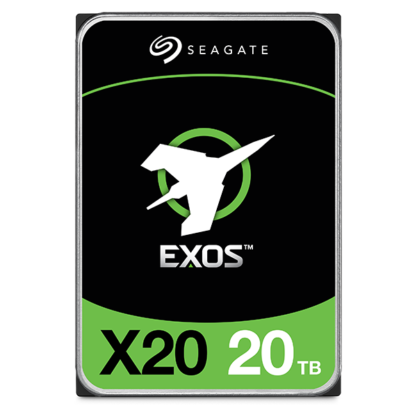 Seagate Exos X20 HDD 3.5" SAS 20Tb, 7200 rpm, 256Mb buffer, 512e/4Kn, CMR, ST20000NM002D, 1 year